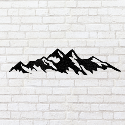 Mountain Ridge - Custom Metal Sign - Rustic Outdoor Decor