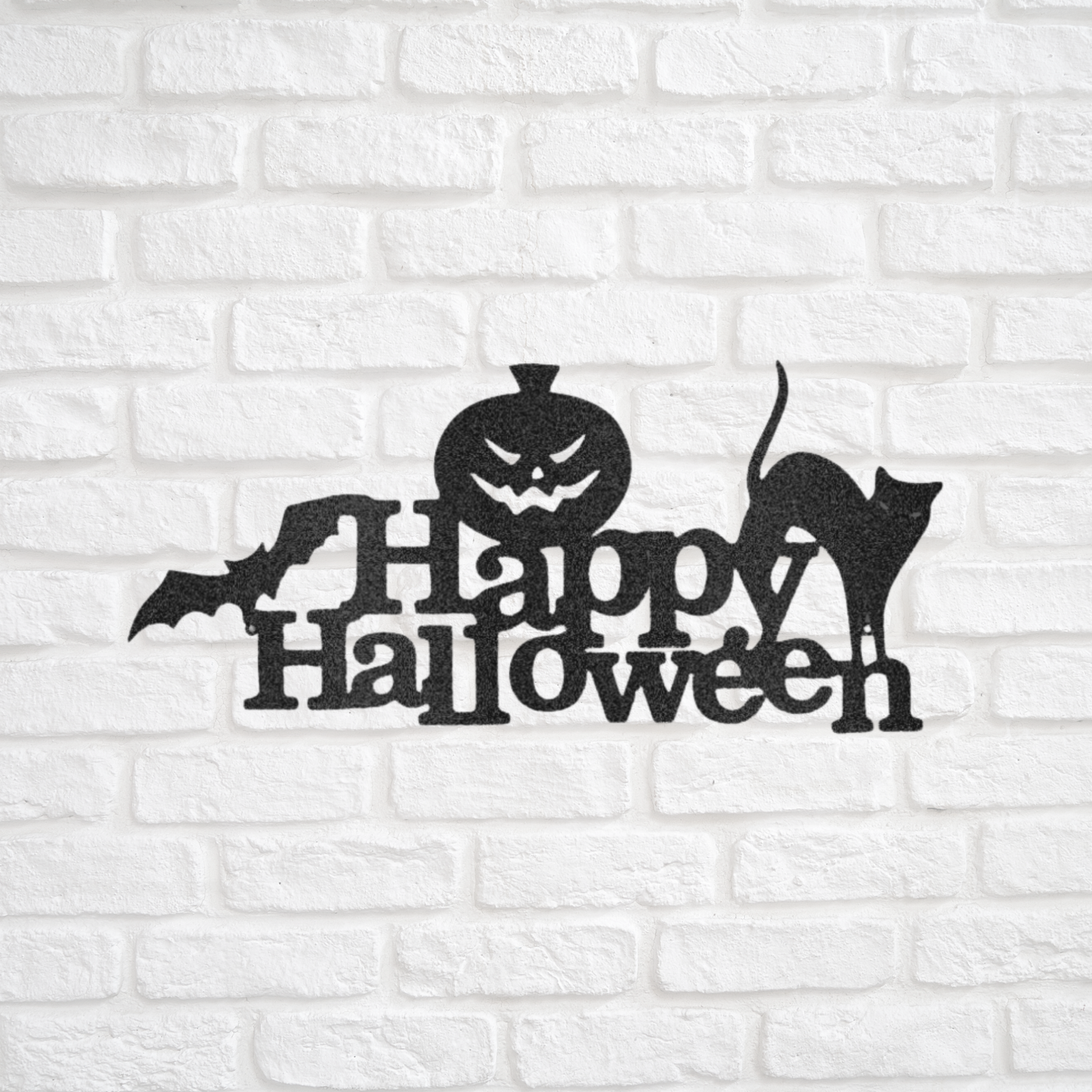 Halloween Metal Sign - Halloween Door Hanger, Halloween Decor, Fall Decor, Fall Wreath, Halloween Sign, Custom Metal Wall Art