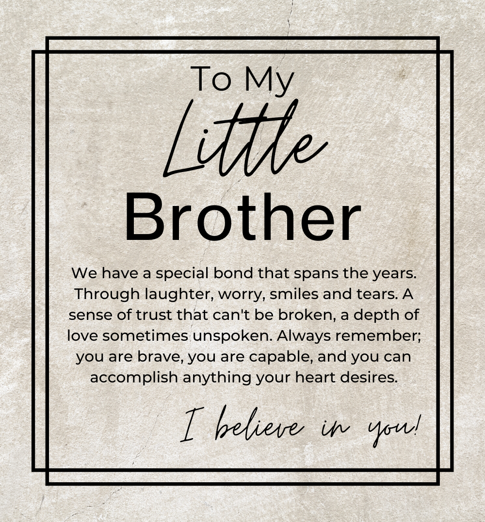 Brother Keychain Birthday Gifts Big Gift Men | Little Brother Jewelry -  Keychain Gift - Aliexpress