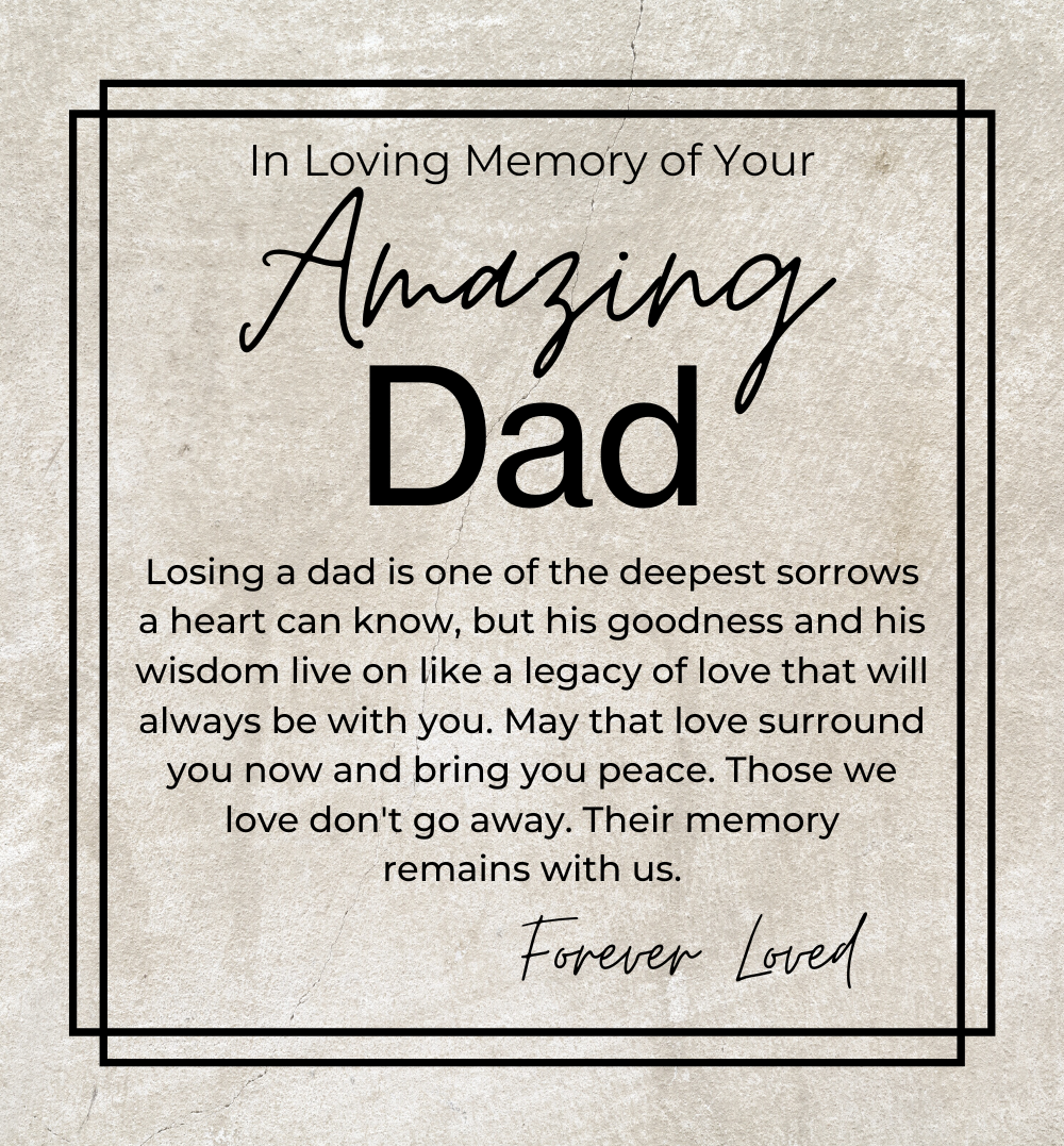 In Loving Memory - Sorry for the Loss of Your Dad - Sympathy Gift for a Man - Men's Openwork Watch + Watch Box