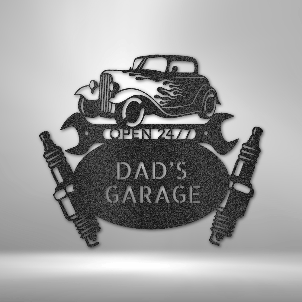 Car Name Sign Gifts For Men Garage Decoration Sign - Custom Laser Cut Metal  Art & Signs, Gift & Home Decor