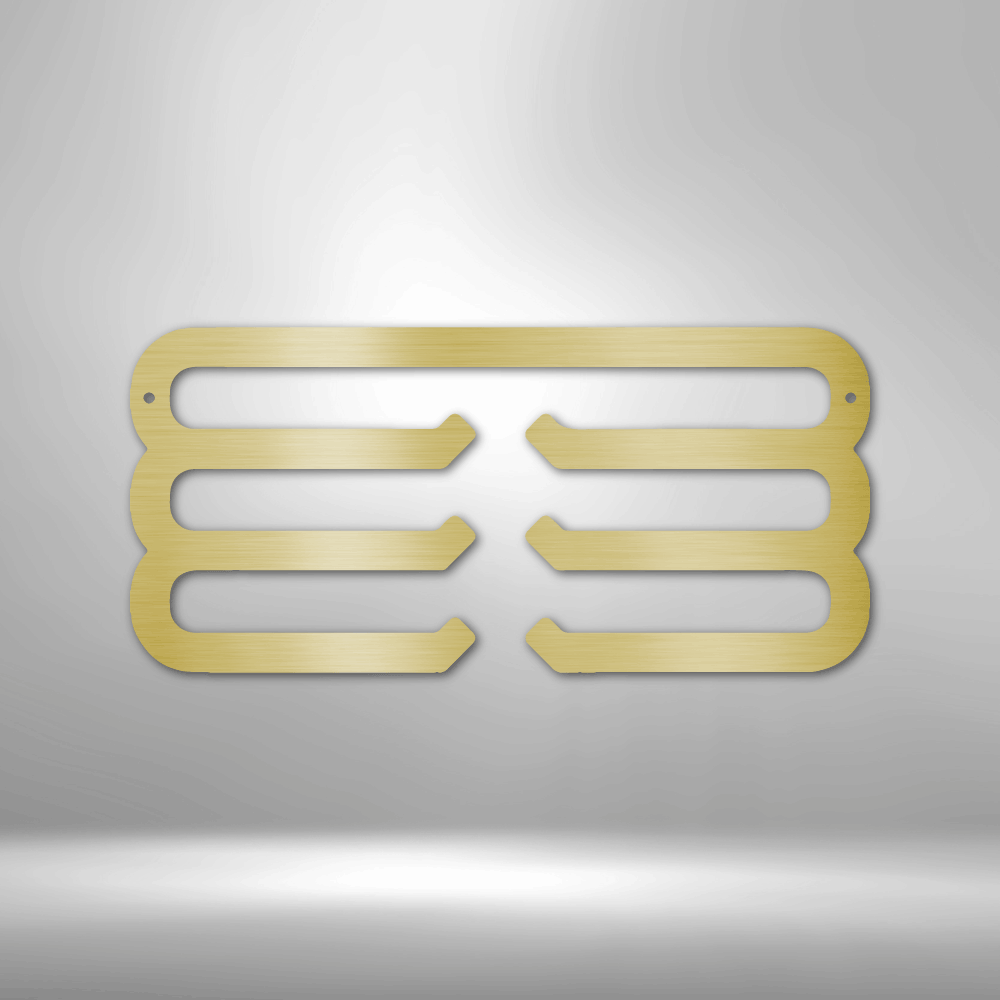 Sports Medal Hanger Monogram - Custom Metal