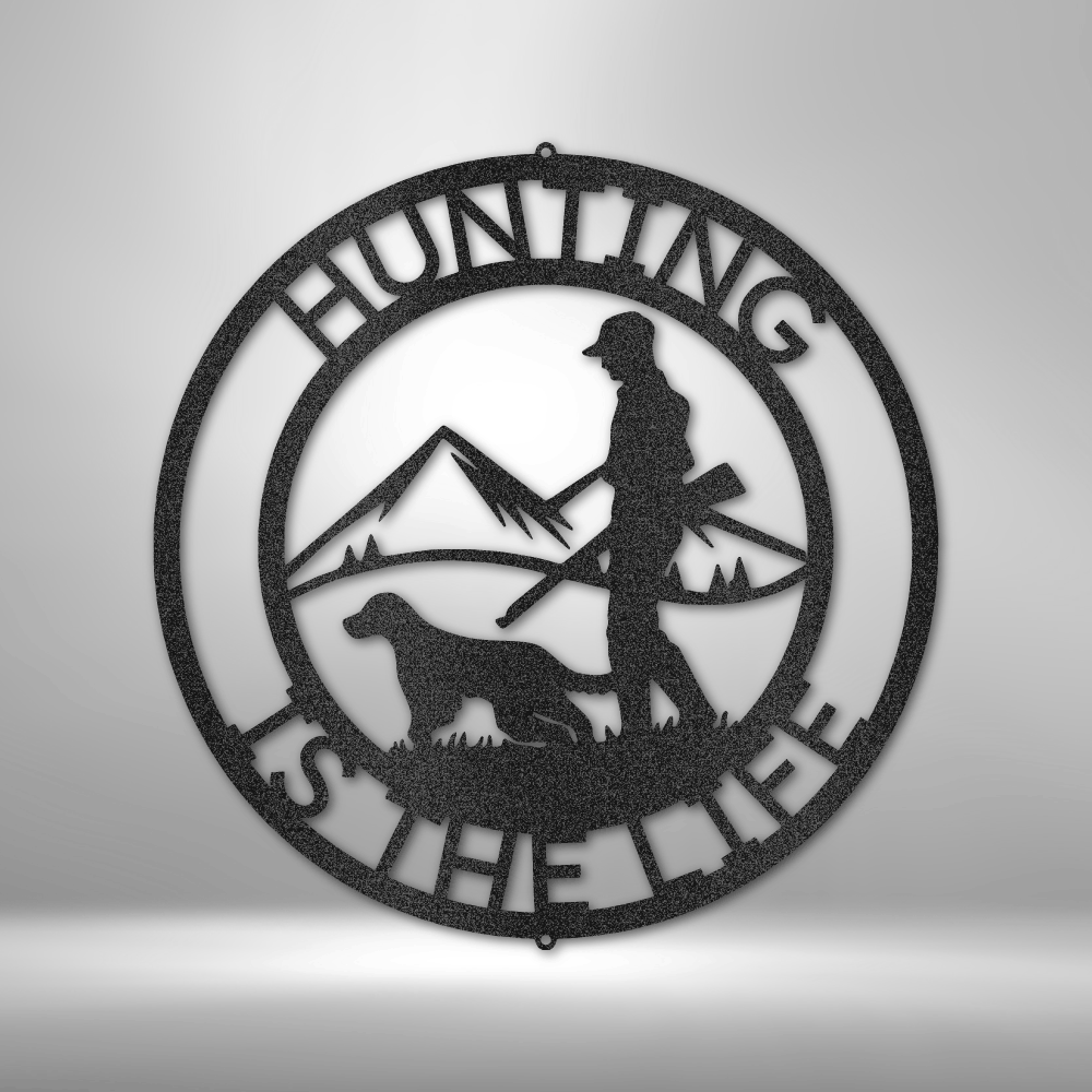 Birddog Hunting Sign - Metal Sign - Hunting and Fishing Decor, Lake Ho –  Liliana and Liam