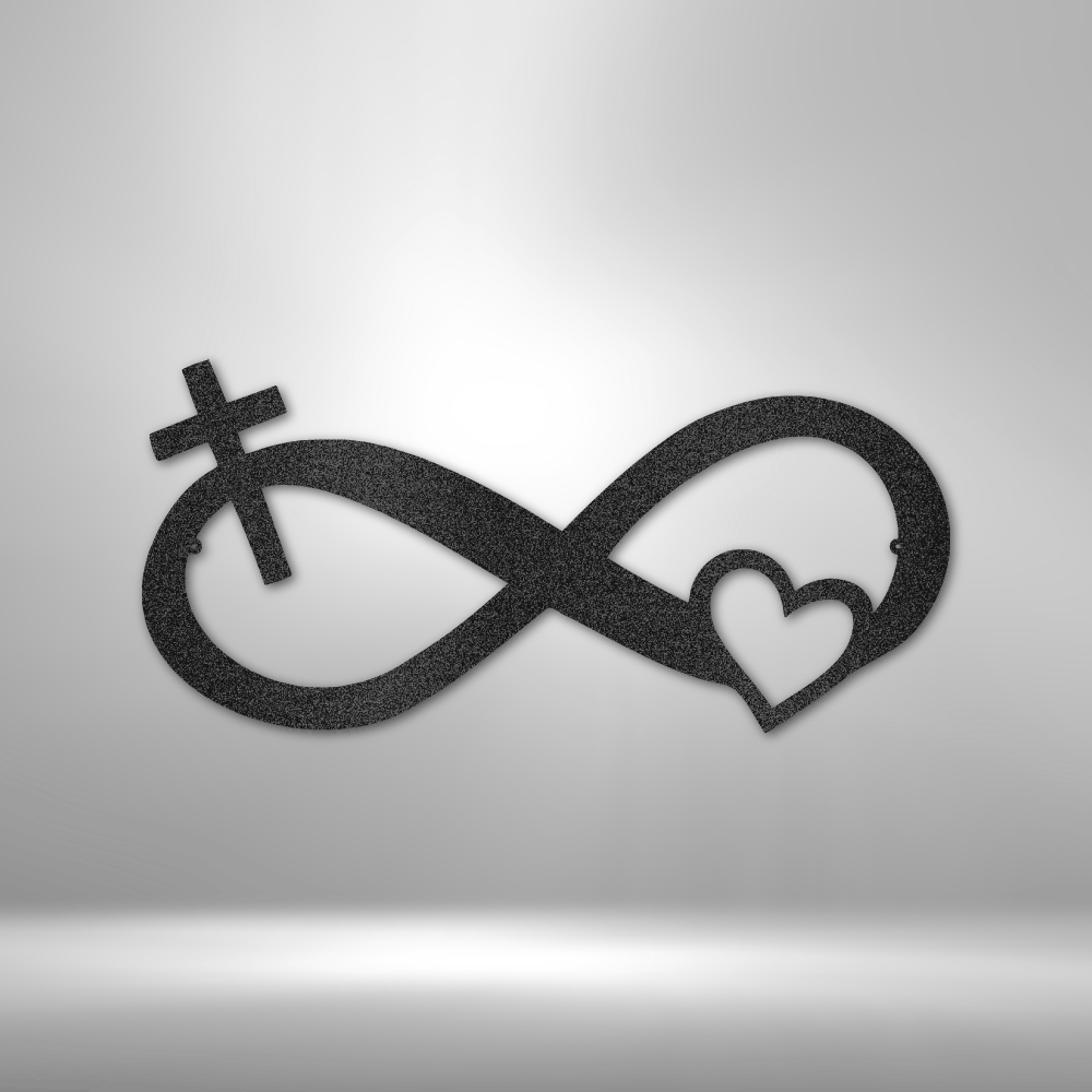 Lords Infinite Love - Custom Metal Sign - Christian Metal Wall Art, Christian Artwork