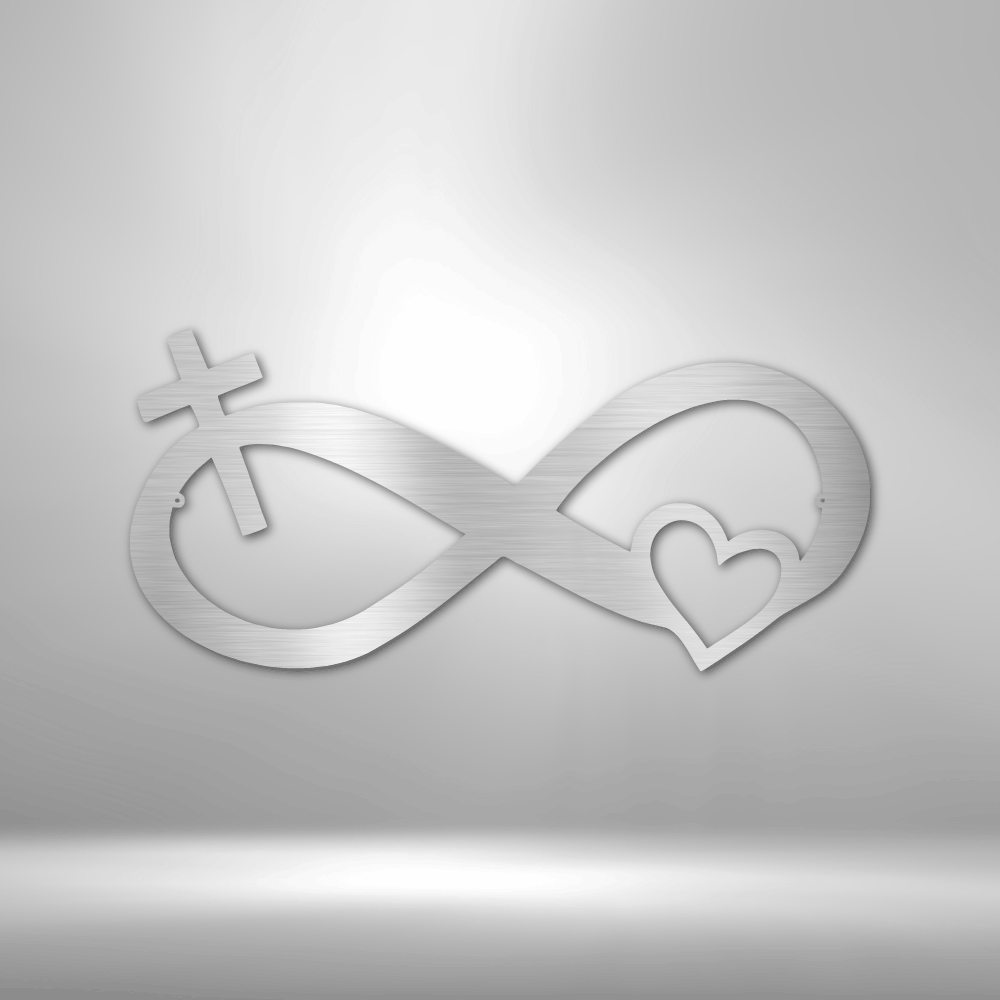 Lords Infinite Love - Custom Metal Sign - Christian Metal Wall Art, Christian Artwork