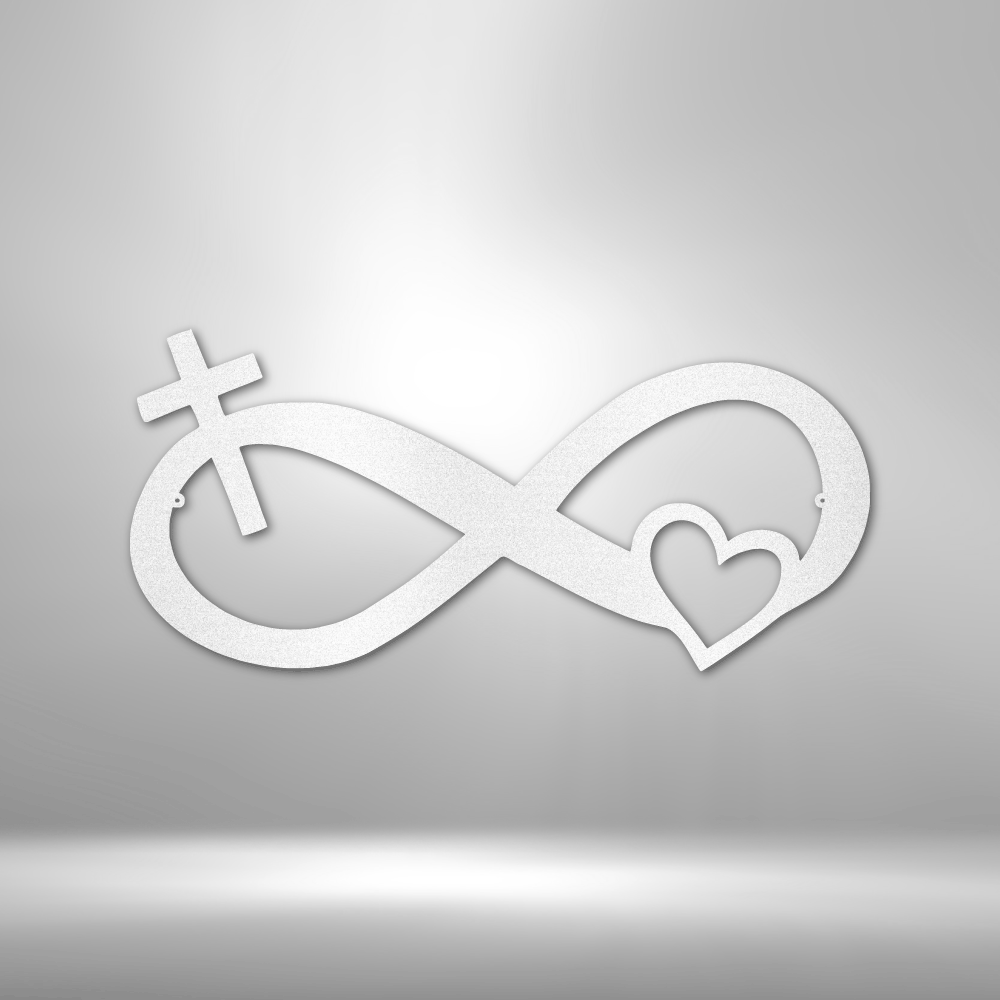 Lords Infinite Love - Custom Metal Sign - Christian Metal Wall Art, Christian Artwork