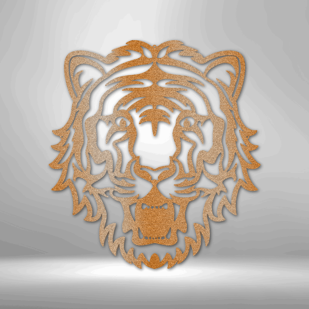 Eye of the Tiger - Tiger Wall Art - Custom Metal Animal Sign - Great Jungle or Safari Nursery Decor
