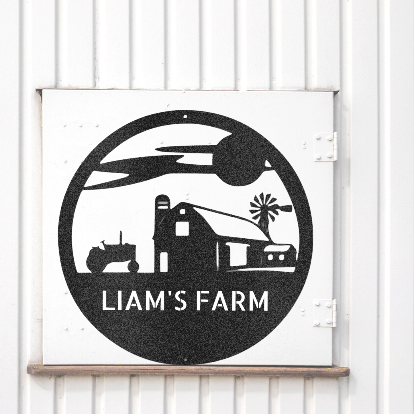 Personalized Metal Farm Sign, Classic Farm, Family Farm, Metal Sign For Farmer, Ranch Sign, Farmhouse Wall Art, Family Name Metal Sign