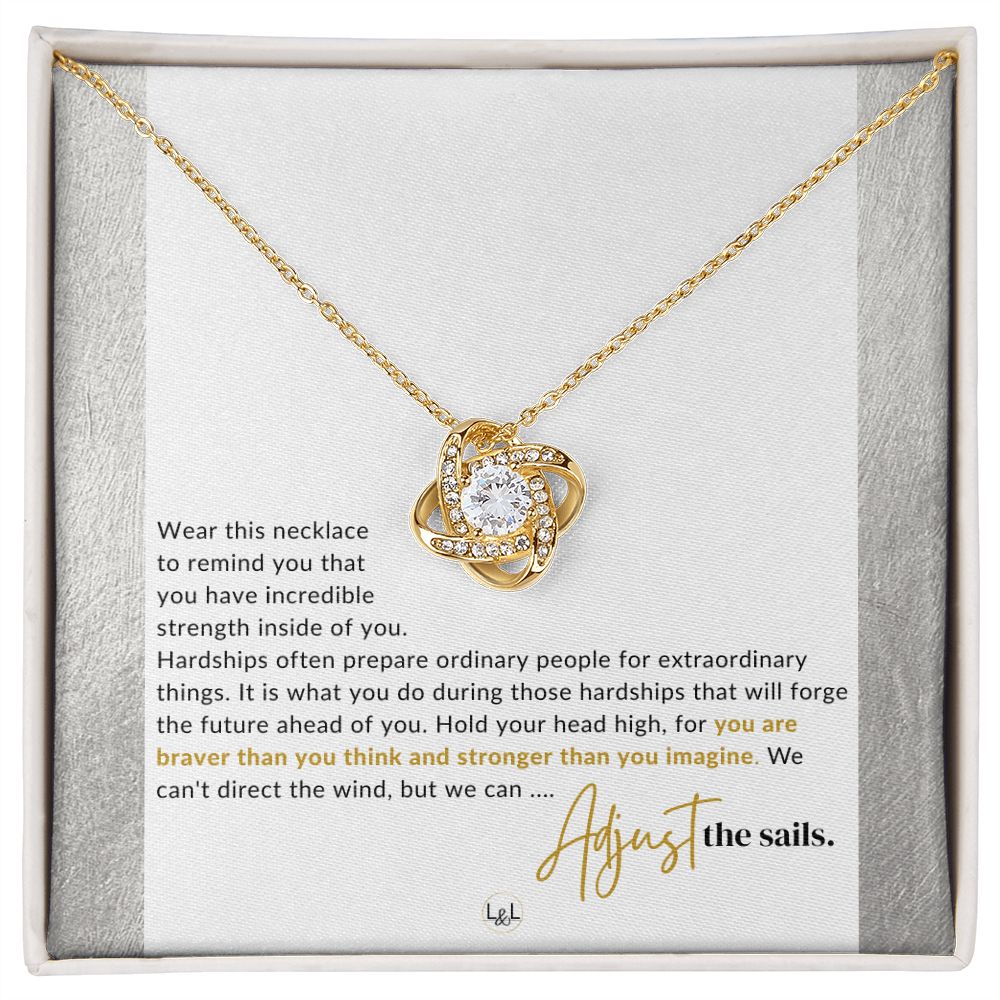 Adjust The Sails - Best Friend Gift To Celebrate New Beginnings- Inspirational Gift of Encouragement