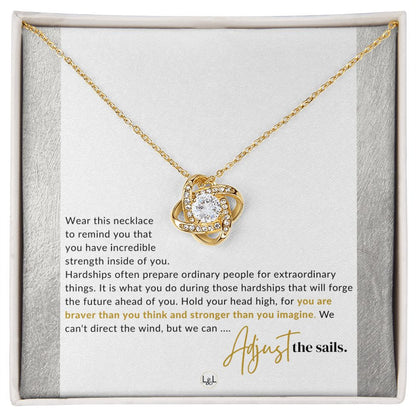 Adjust The Sails - Best Friend Gift To Celebrate New Beginnings- Inspirational Gift of Encouragement