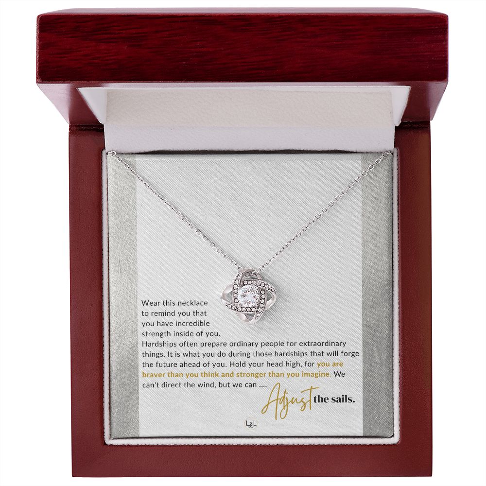 Adjust The Sails - Best Friend Gift To Celebrate New Beginnings- Inspirational Gift of Encouragement