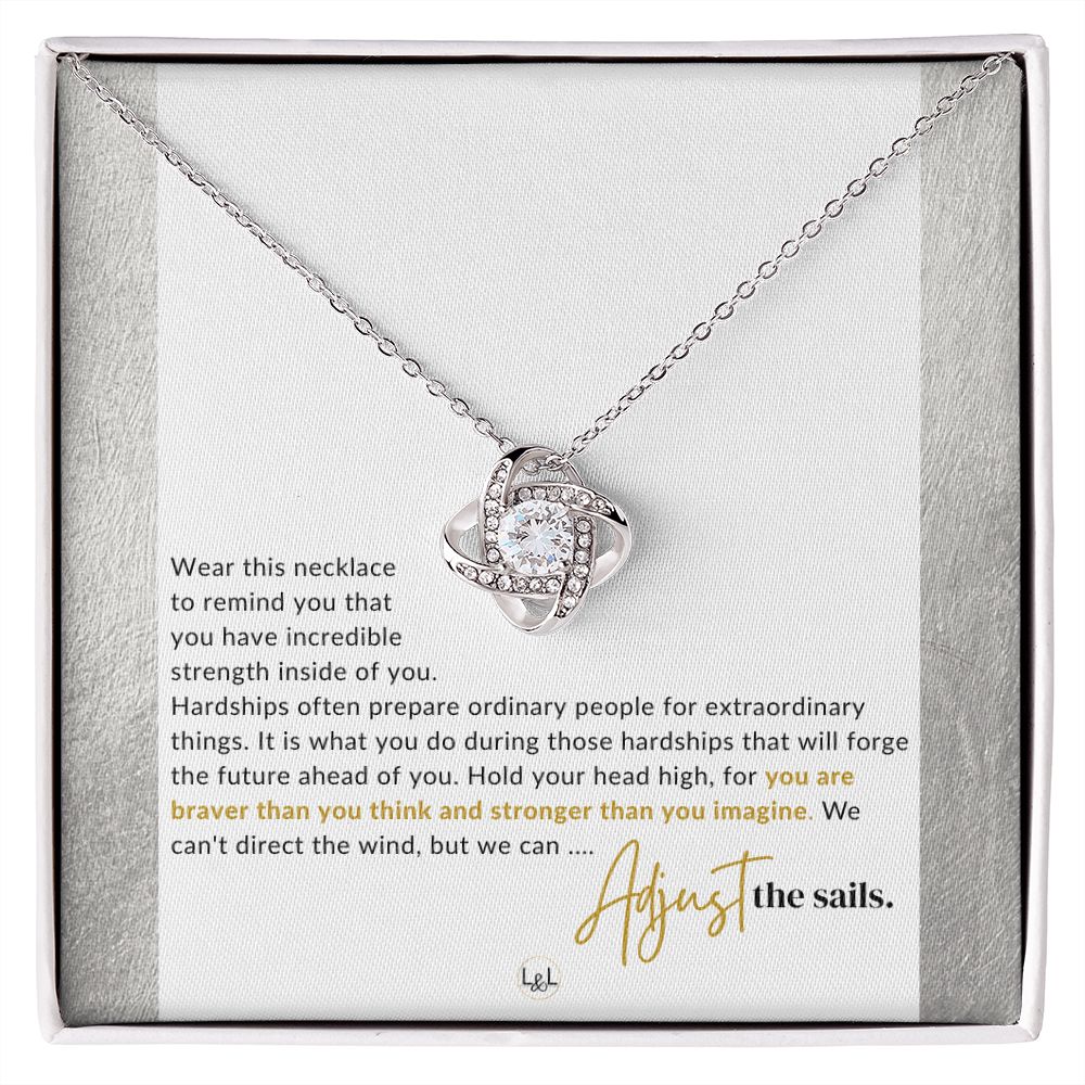 Adjust The Sails - Best Friend Gift To Celebrate New Beginnings- Inspirational Gift of Encouragement