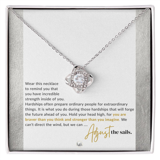 Adjust The Sails - Best Friend Gift To Celebrate New Beginnings- Inspirational Gift of Encouragement