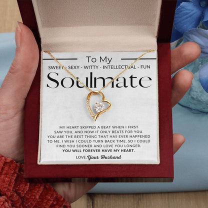 Soulmate, Forever - Gift For My Wife - Thoughtful Christmas Gifts For Her, Valentine's Day, Birthday Present, Wedding Anniversary
