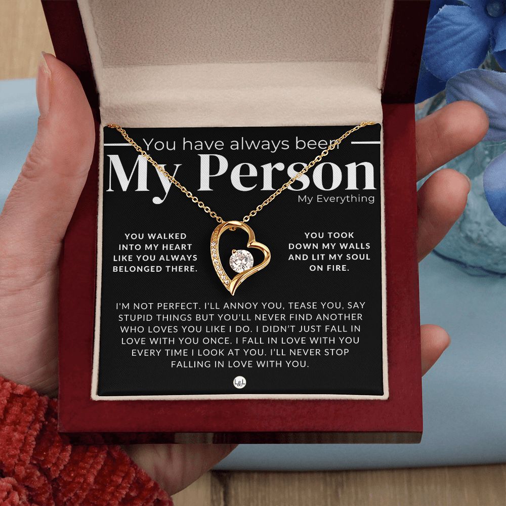 MY Person, You Lit My Soul On Fire - Sentimental & Romantic Gift for Her