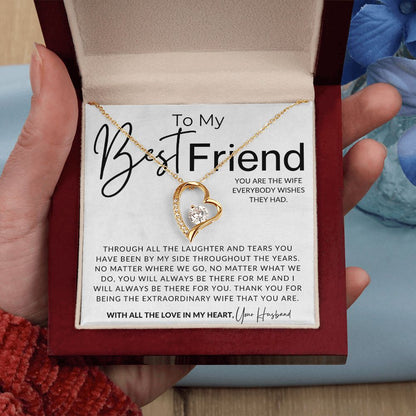 My Best Friend - Gift For My Wife - Thoughtful Christmas Gifts For Her, Valentine's Day, Birthday Present, Wedding Anniversary