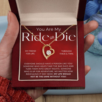 My Ride Or Die - Gift For Girlfriend, Fiancée, or Wife