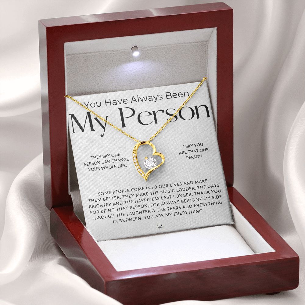 You are THAT person - Thinking of You - Sentimental and Romantic Gift for Her -  Christmas, Valentine's, Birthday or Anniversary Gifts