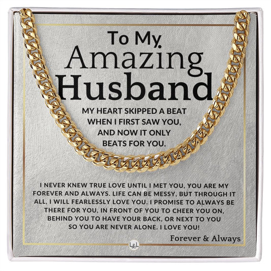 To My Husband - True Love - Meaningful Gift Ideas For Him - Romantic and Thoughtful Christmas, Valentine's Day Birthday, or Anniversary Present