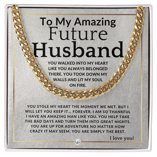 To My Future Husband - Simply The Best - Meaningful Gift Ideas For Him - Romantic and Thoughtful Christmas, Valentine's Day Birthday, or Anniversary Present