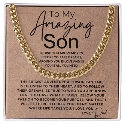 You Got What It Takes - To My Son (From Dad) - Dad to Son Gift - Christmas Gifts, Birthday Present, Graduation, Valentine's Day