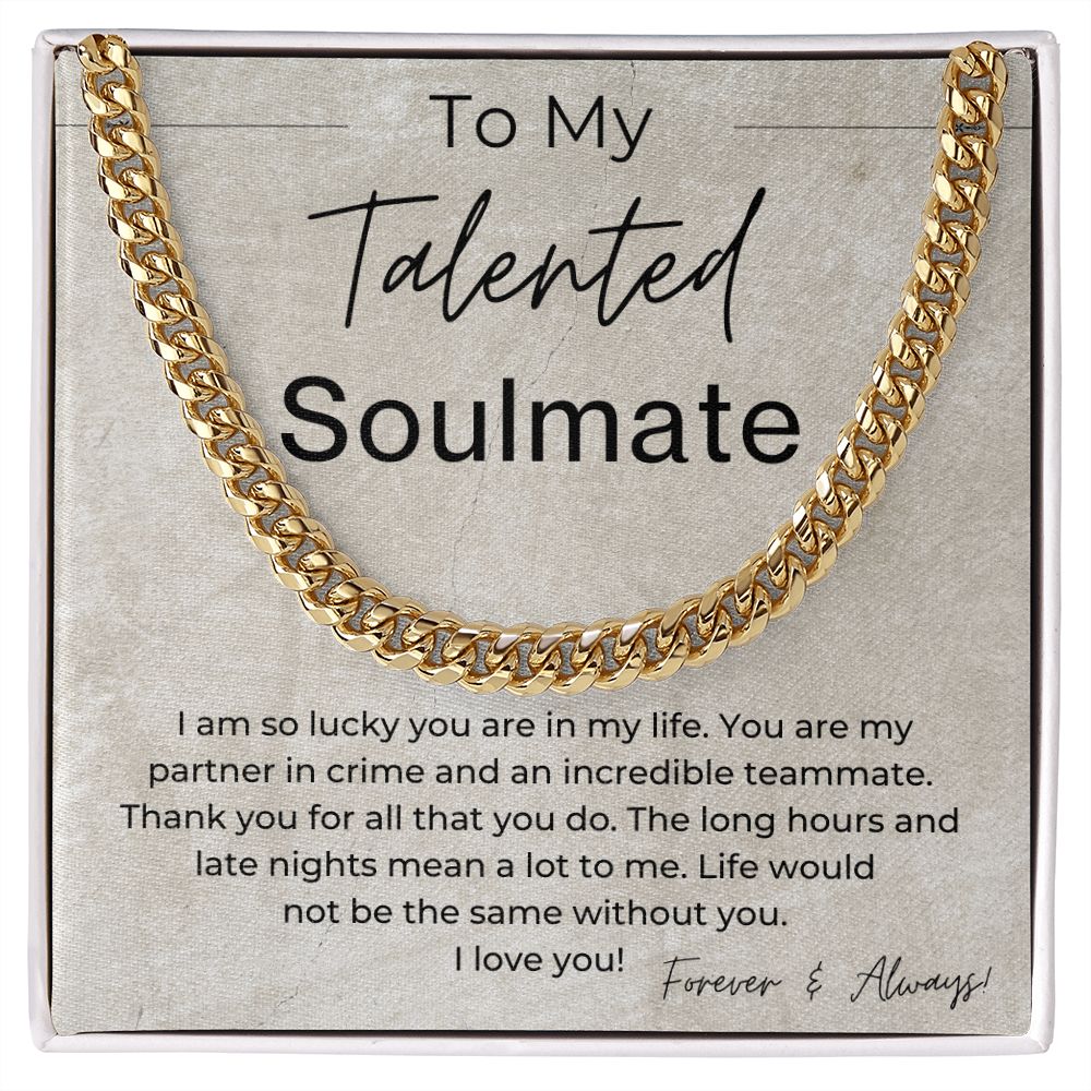 Life Would Not Be The Same Without You - Gift for Soulmate - Linked Chain Necklace