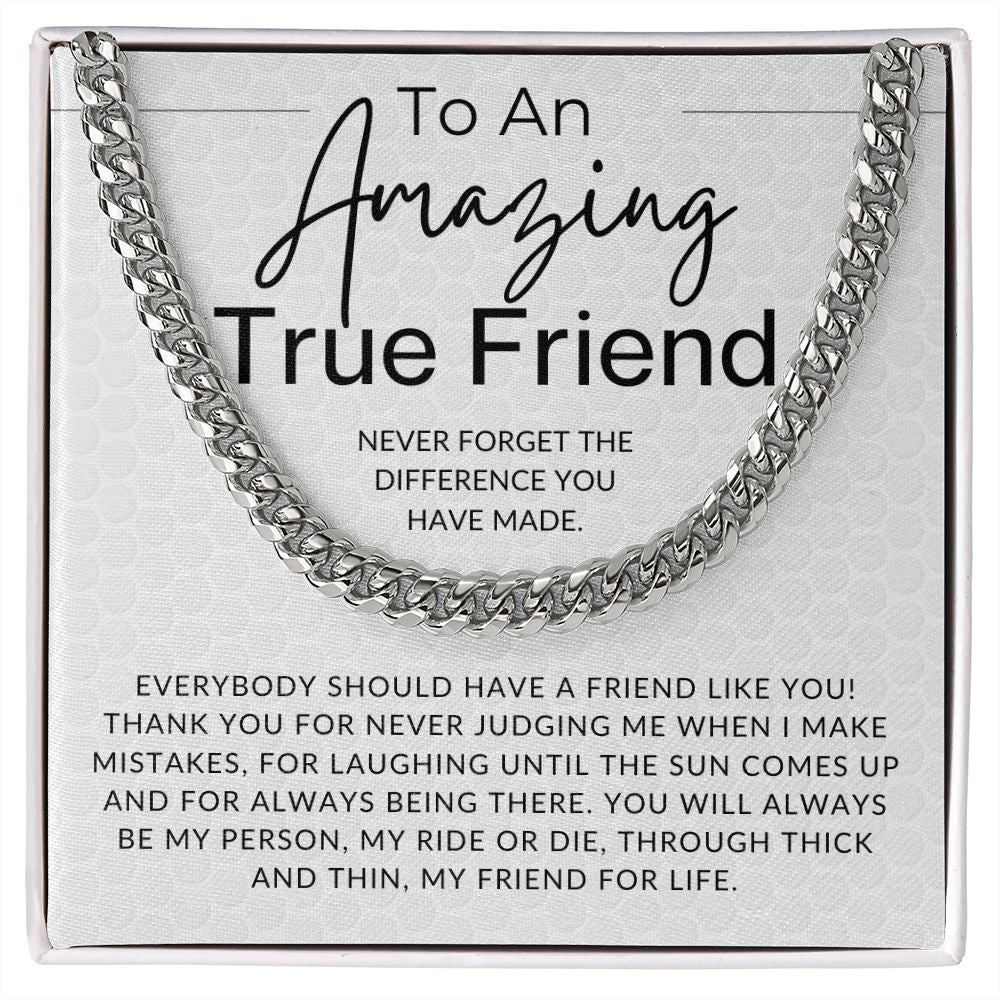 A Friend Like You - Gift for Male Best Friend, Bonus Brother - Christmas Gifts, Birthday Present, Valentine's Day For Him