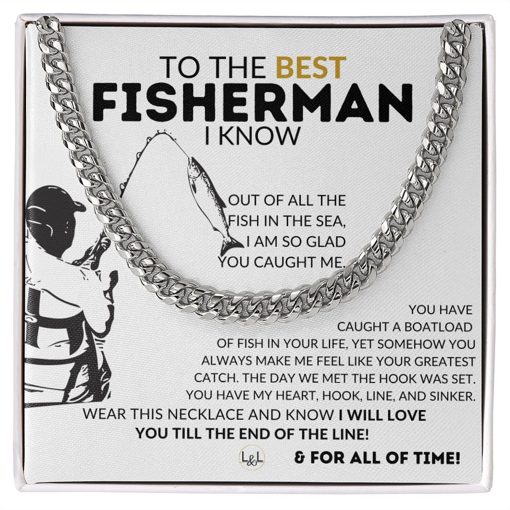 Hook Line and Sinker - Fishing Gift for Husband, Fiancé or Boyfriend - Christmas, Birthday, Anniversary or Valentine's Day Gift For A Guy Who Loves To Fish