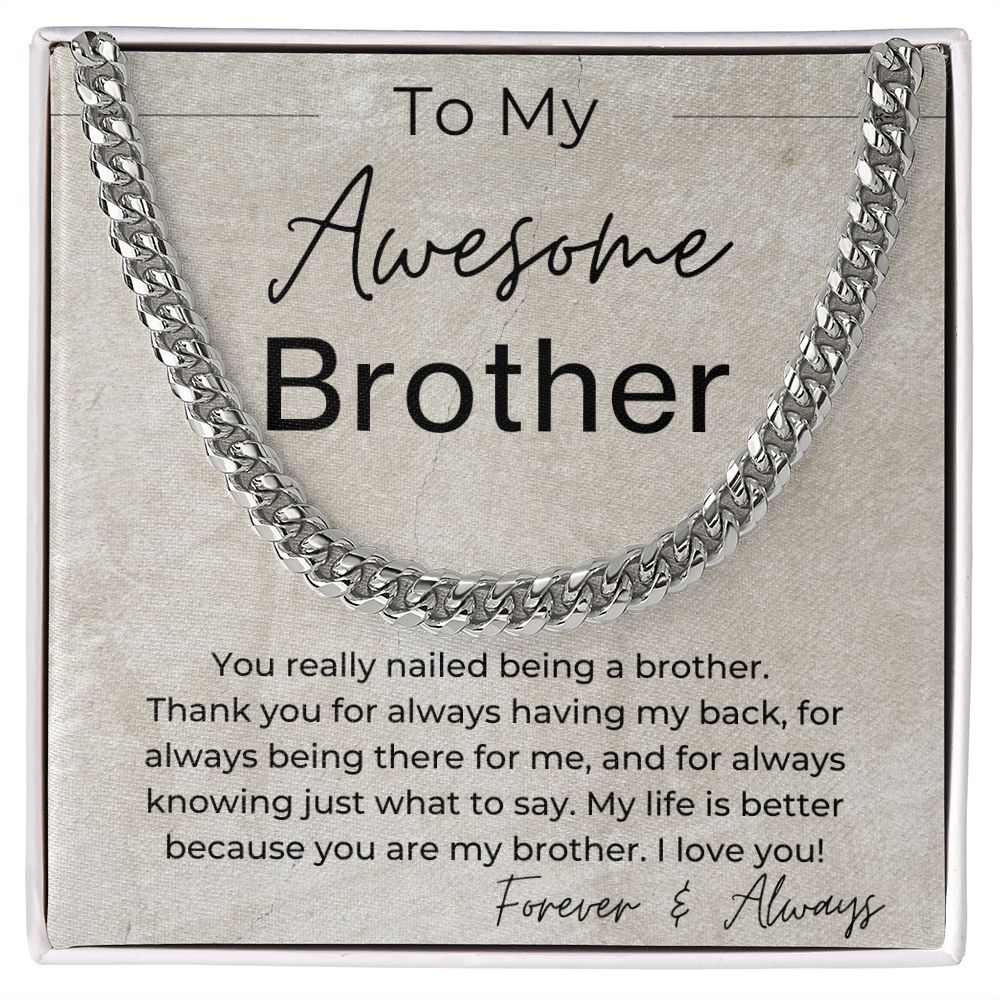Christian Thank You Brother Card – Simply Uncaged Christian Gifts