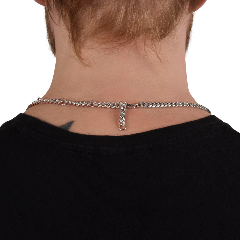 Buckle Up and Enjoy the Ride - Gift for Dad to Be - Linked Chain Necklace