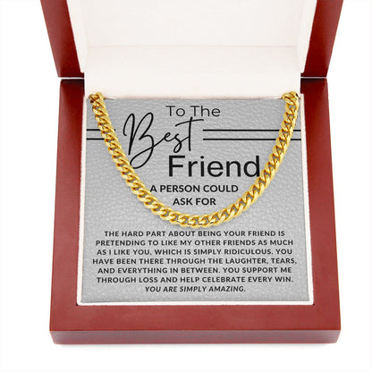 Simply Ridiculous - Gift for Guy Best Friend, Bonus Brother - Male Jewelry - Christmas Gifts, Birthday Present, Valentine's Day For Him