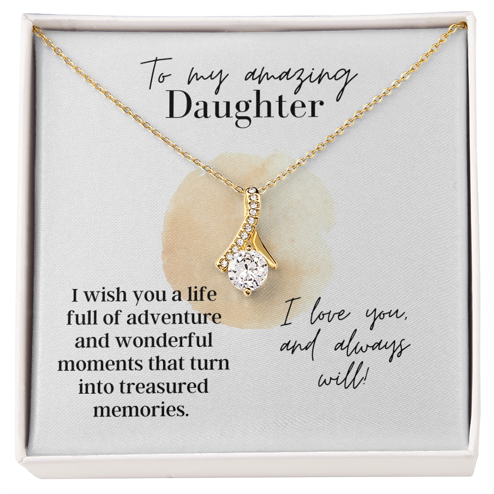 To My Amazing Daughter - Alluring Beauty Necklace