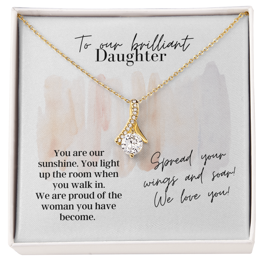 To Our Brilliant Daughter - Alluring Beauty Necklace
