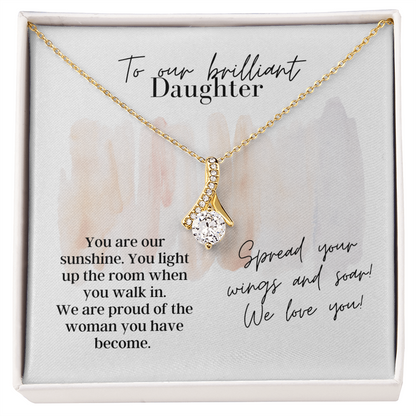 To Our Brilliant Daughter - Alluring Beauty Necklace