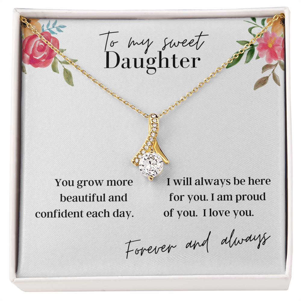 To My Sweet Daughter - Alluring Beauty Necklace