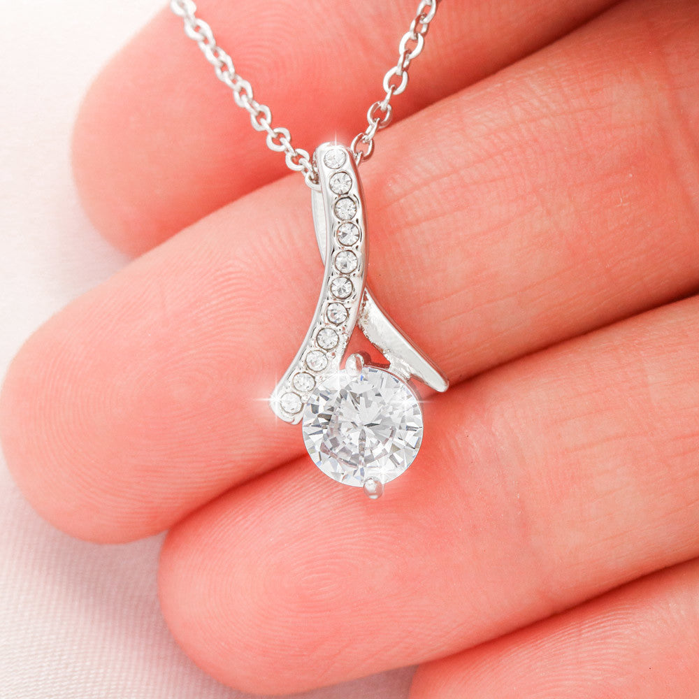 To My Beautiful Daughter, From Parents - Alluring Beauty Necklace