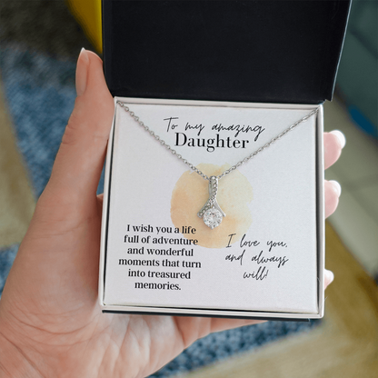 To My Amazing Daughter - Alluring Beauty Necklace