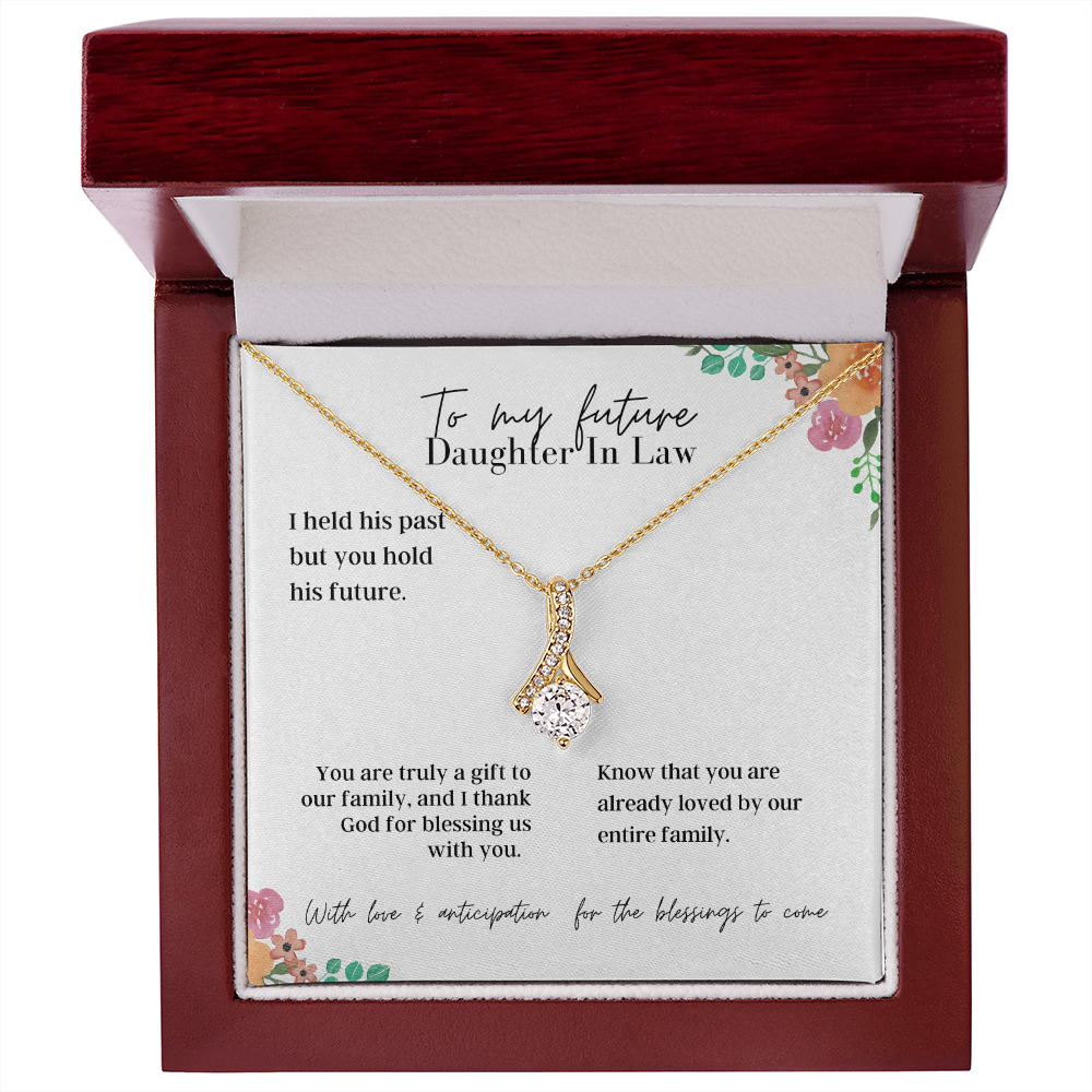 To My Future Daughter In Law - Alluring Beauty Necklace