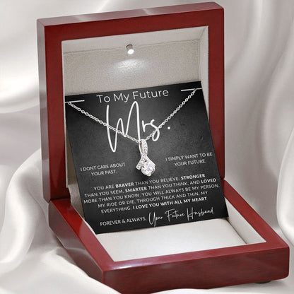 My Future Mrs., My Everything, - Fiancée Gift For Her - Romantic Christmas, Thoughtful Birthday Present, or Valentine's Day Jewelry For Future Wife - From Groom
