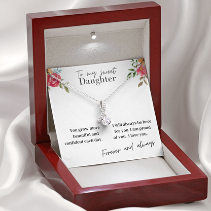 To My Sweet Daughter - Alluring Beauty Necklace