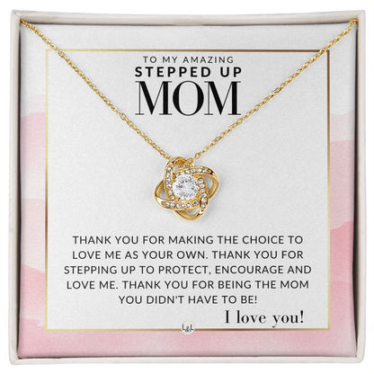 Stepped Up Mom Gift - Thank You - Present for Stepmom or Stepmother - Great For Mother's Day, Christmas, Her Birthday, Or As An Encouragement Gift - Liliana and Liam