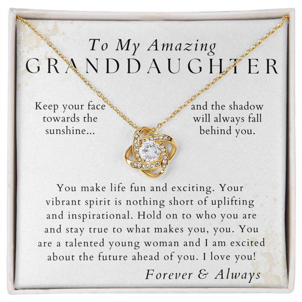 Stay True - Granddaughter Necklace - Gift from Grandpa, Grandma - Birthday, Graduation, Valentines, Christmas Gifts