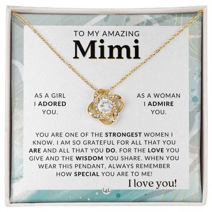 Mimi Gift From Granddaughter - Sentimental Gift Idea - Great For Mother's Day, Christmas, Her Birthday, Or As An Encouragement Gift - Liliana and Liam