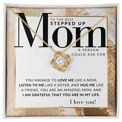 The Best Stepped Up Mom Gift - Present for Stepmom or Stepmother - Great For Mother's Day, Christmas, Her Birthday, Or As An Encouragement Gift - Liliana and Liam