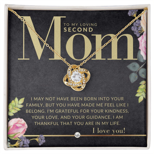 Gift For Loving Second Mom - Present for Stepmom, Bonus Mom, Second Mom, Unbiological Mom, or Other Mom - Great For Mother's Day, Christmas, Her Birthday, Or As An Encouragement Gift - Liliana and Liam