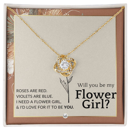 Flower Girl Proposal, Custom Name - Will You Be My Flower Girl - Wedding Parry Accessories , Terracotta, Rust And Gold Wedding Theme - Liliana and Liam