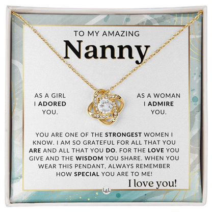 Nanny Gift From Granddaughter - Sentimental Gift Idea - Great For Mother's Day, Christmas, Her Birthday, Or As An Encouragement Gift - Liliana and Liam