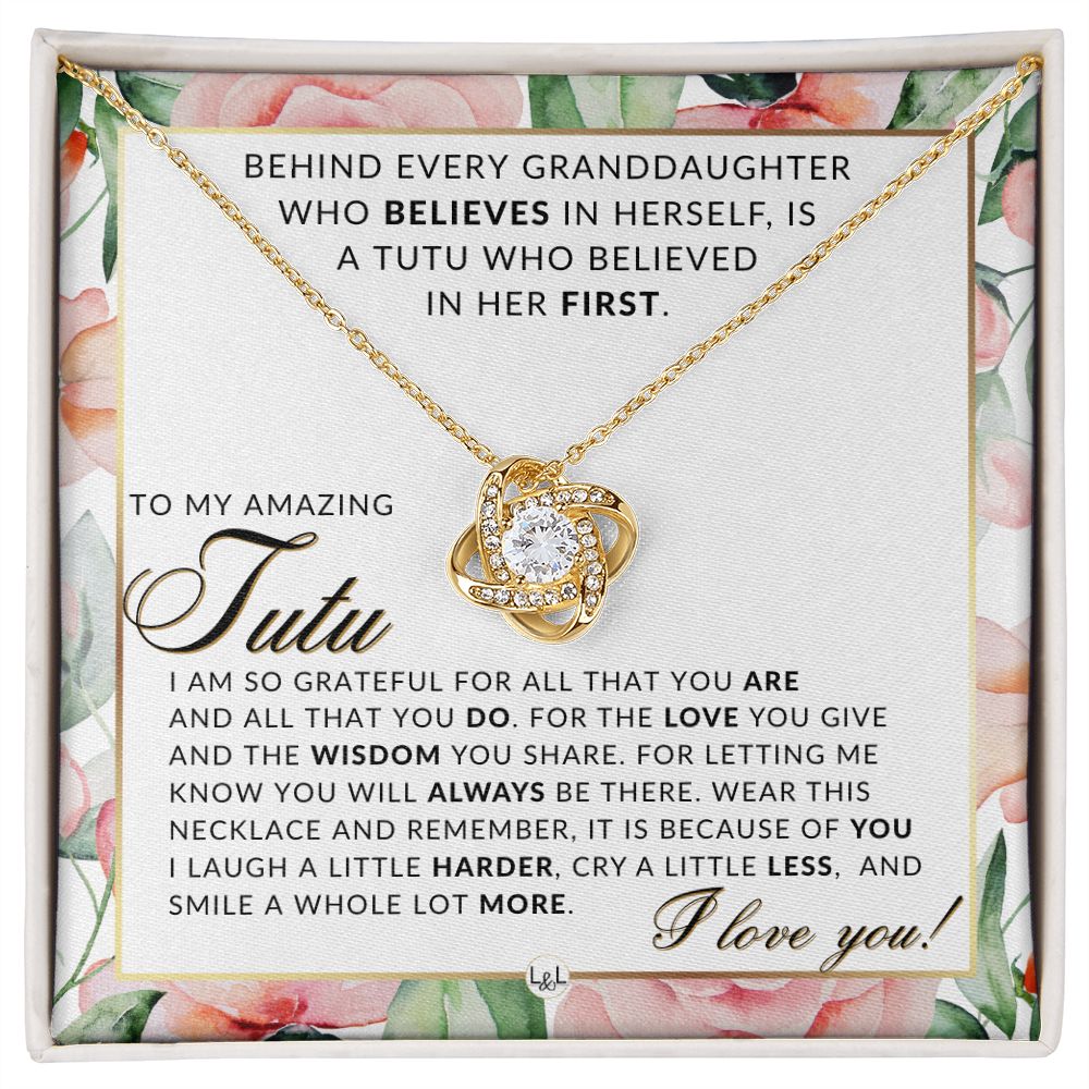 Tutu Gift From Granddaughter - Thoughtful Gift Idea - Great For Mother's Day, Christmas, Her Birthday, Or As An Encouragement Gift - Liliana and Liam