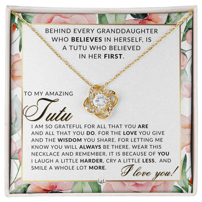 Tutu Gift From Granddaughter - Thoughtful Gift Idea - Great For Mother's Day, Christmas, Her Birthday, Or As An Encouragement Gift - Liliana and Liam