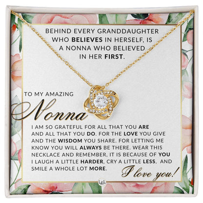 Nonna Gift From Granddaughter - Thoughtful Gift Idea - Great For Mother's Day, Christmas, Her Birthday, Or As An Encouragement Gift